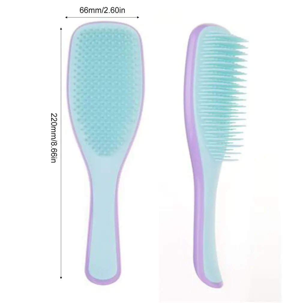 

1pc Comb Men's Styling Comb Plastic Household Massage Comb Ladies Short Straight Hair Curly Hair Salon Comb 5 Color Optional