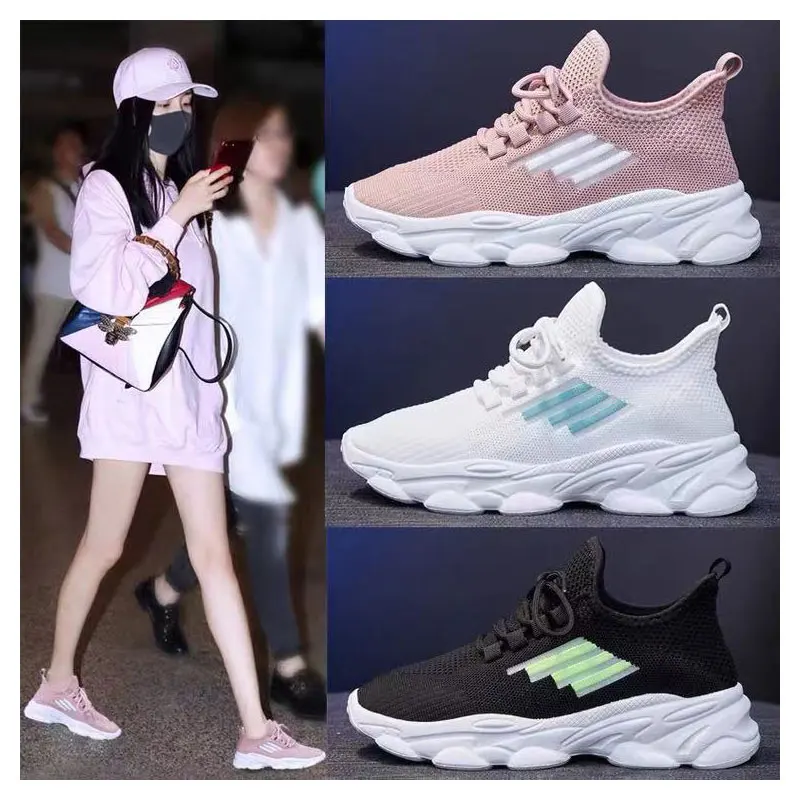 

Women's shoes 2021 summer new shoes women flying woven breathable sneakers women fashion leisure