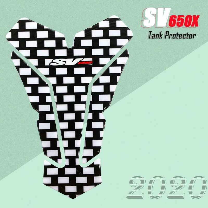 

For Suzuki SV650X 2018 2019 2020 2021 Motorcycle Stickers Accessories 3D Gas Fuel Cap Tank Pad Protector Decoration Decal