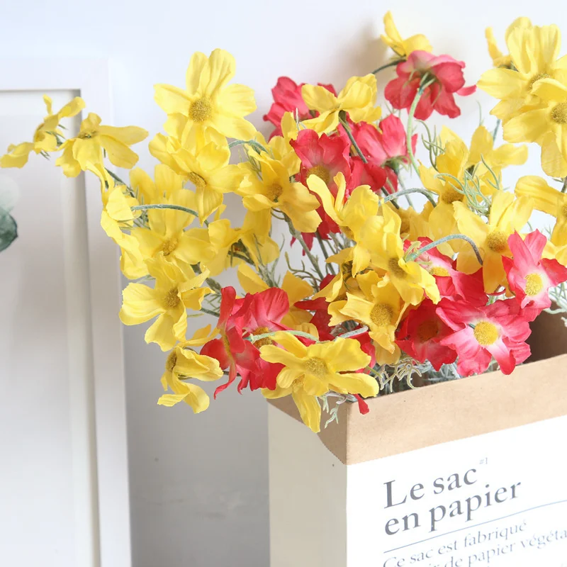 

1 Pcs Gesanghua Chrysanthemum Simulation Flower Home Decoration Fake Flower Garden Decoration Flower Living Room Decoration