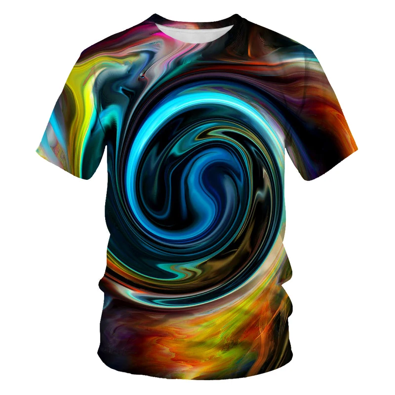 

Hot selling 3DT shirts, graffiti paintings, , 3D printing series, children's leisure and comfortable T-shirt for summer 2021