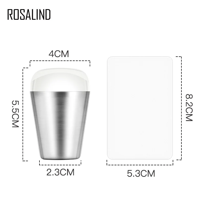 Штамп ROSALIND для дизайна ногтей пластина стемпинга из нержавеющей стали шаблон 38