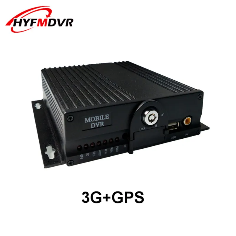 Оптовая продажа HD изображения 4 канала широкий напряжение DC8V 36V 3G GPS Мобильный DVR