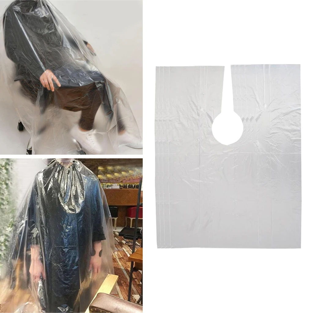 

200pcs Disposable Hair Cutting Capes Salon Gowns Unisex Stylist Barber Apron