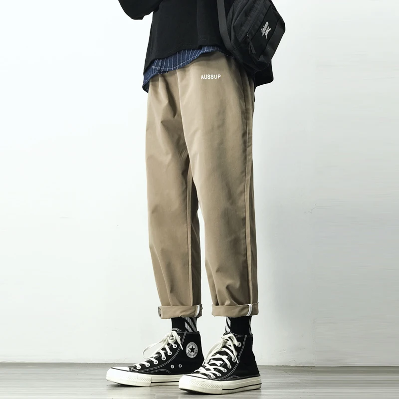 Men's Joggers Harem Pants Man Black Comfortable Pant Summer Casual Streetwear Loose Trouser Japanese Trendy Sweatpants | Мужская