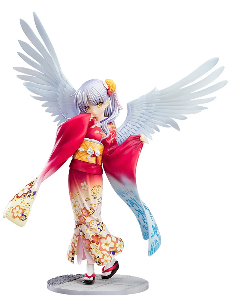 Кимоно из ПВХ с Аниме Angel Beats Tachibana Kanade экшн фигурки японского аниме модель игрушек