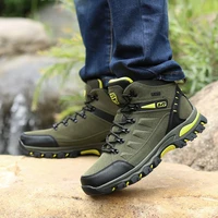 unisex breathable climbing shoes male outdoor high top hiking boots women non slip hiking shoes men trekking hunting sneakers