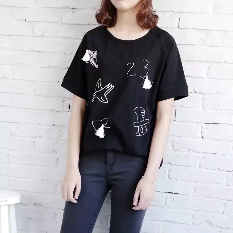 

Summer Simple High Quality Classic Short Sleeve Leisure T-shirt