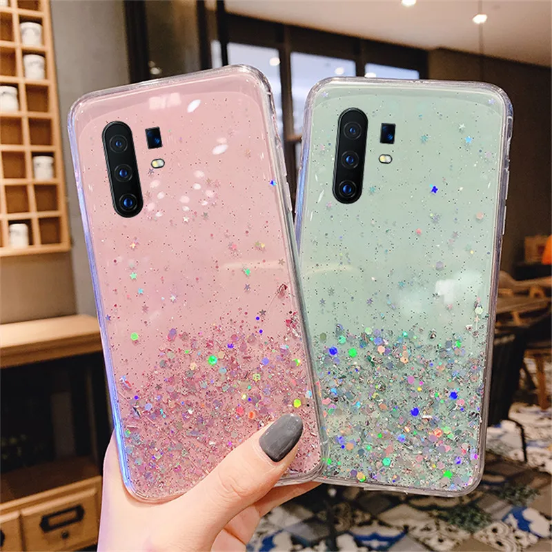 Роскошный блестящий чехол со звездами для VIVO Y15 Y17 Y7s Y97 Y93 Y85 Y83 Y79 Y75 Y71 Y67 Y66 Y55 Y53