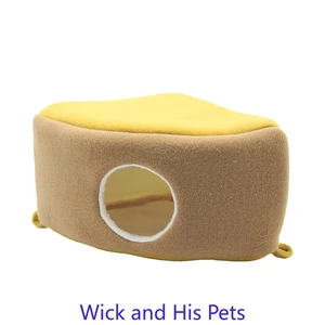 Small Pet Warm Winter Wash Hanging Nest Guinea Pig Hamster Hammock Cotton Cake Nest for Hamster Sugar Glider Squirrel Supplies