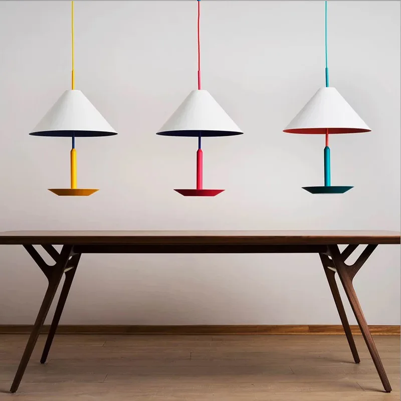 

Modern Creative Macaron Pendant Light Children's Room Bedroom Living Room Decoration Hanging Lamp Designer Color Led Chandeliers