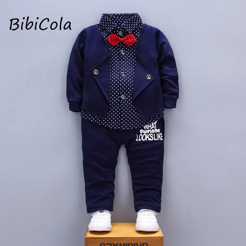 

Комплекты одежды, весна для малышей, для мальчиков, BibiCola, топ + штаны, наряды из 2 предметов, одежда для мальчиков ясельного возраста, свадебны...