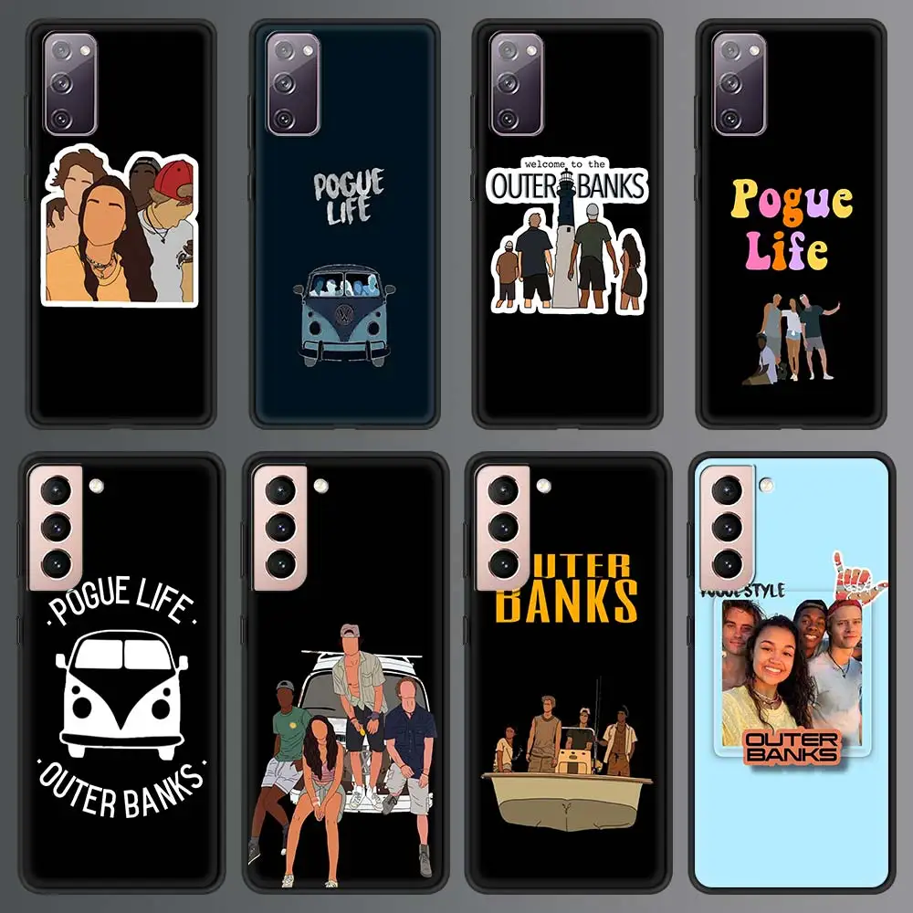 

Pogue Life Outer Banks Phone Case For Samsung Galaxy S20 FE S21 Ultra S20 S10 S9 Plus S10E S8 Silicone Soft Back Protect Cover