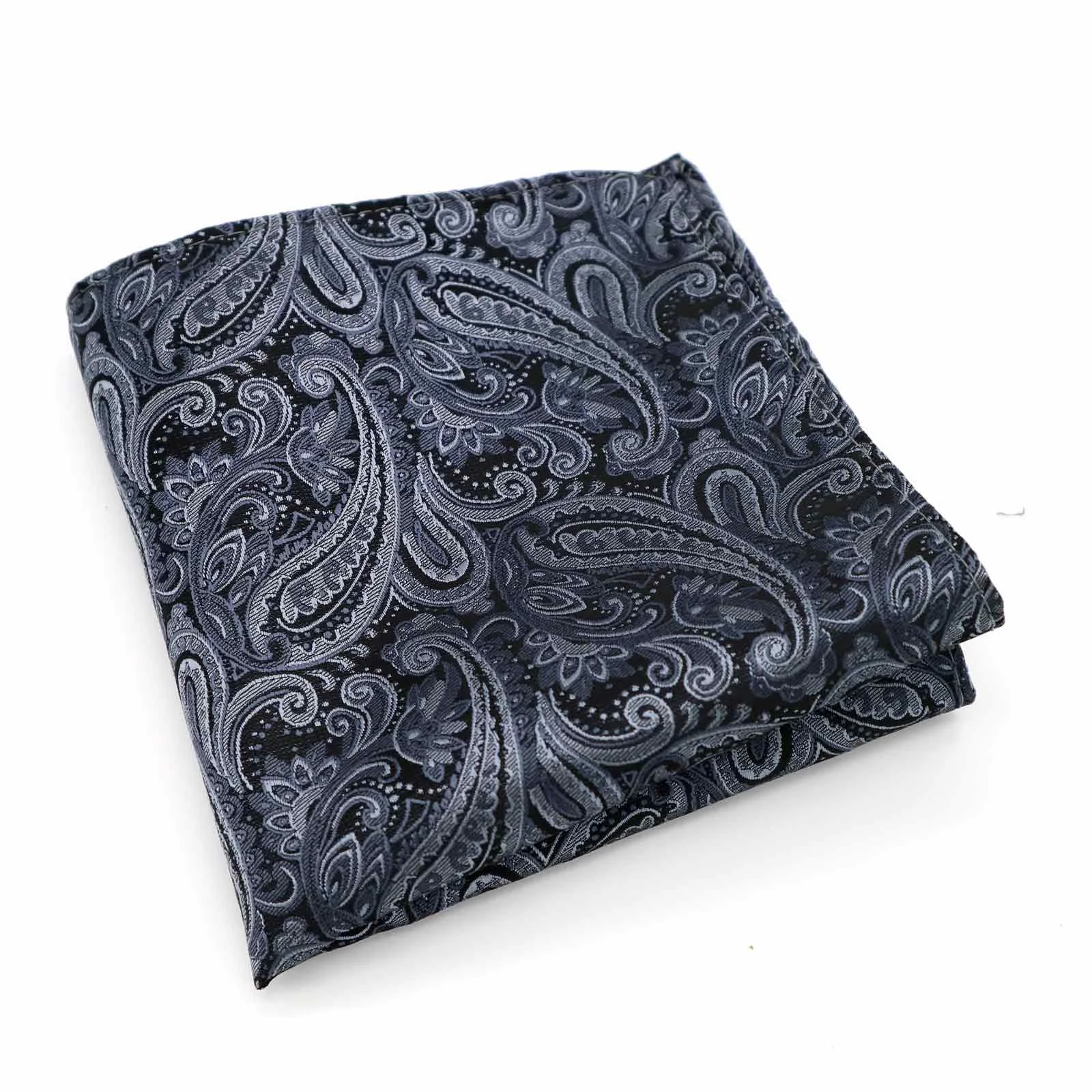 F-160 143-162 различные мужские полосы Пейсли шелк атлас Карманный квадратный носовой платок жаккард Тканый свадебный платок 10 дюймов - Цвет: F-160