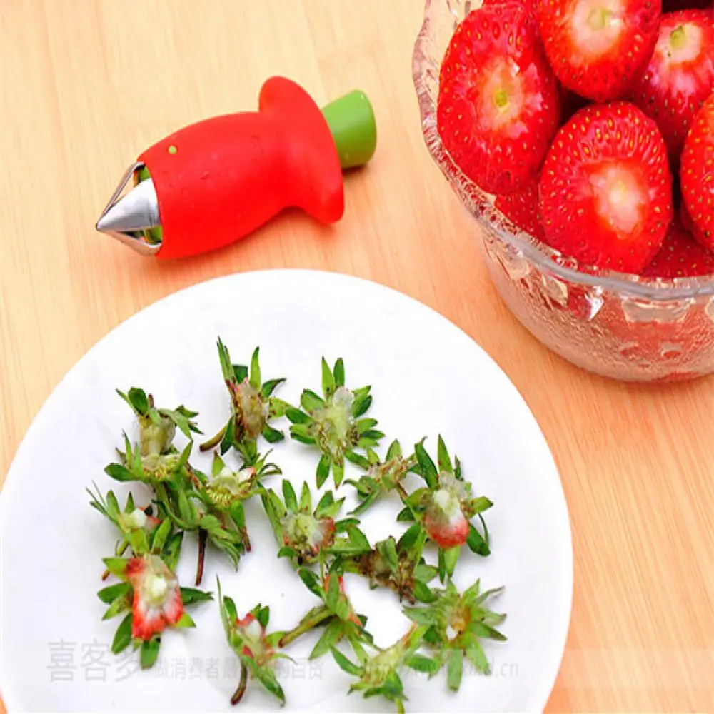 1 шт. инструмент для удаления косточек листьев клубники|strawberry huller|tomato stalksslicer