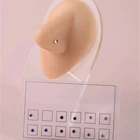 септум  пирсинг обманка  Модные ногти без отверстий, магнитный Набор без перфорации с бриллиантами для мужчин и женщин, Мужская перегородка для пирсинга