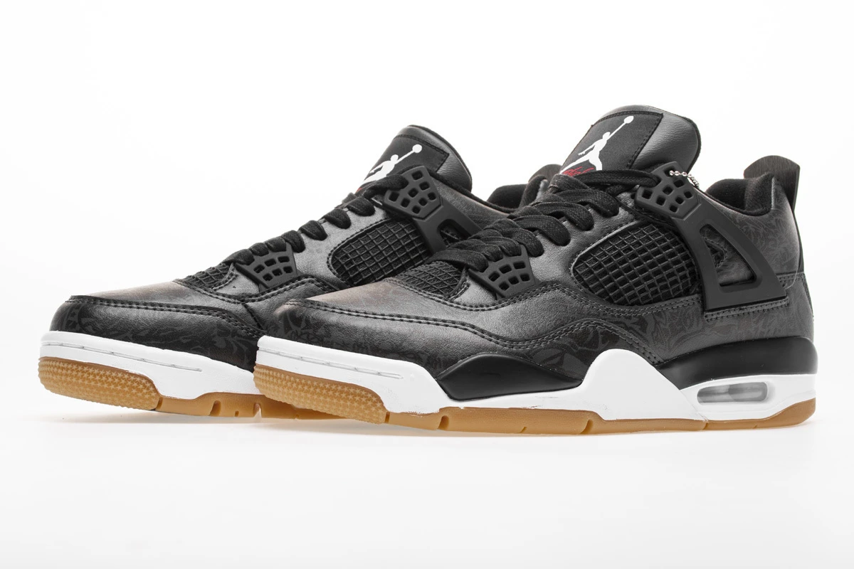 Air Jordan 4 AJ4 Nike мужские ботинки для баскетбола, уличные АМОРТИЗИРУЮЩИЕ НЕСКОЛЬЗЯЩИЕ кроссовки, Новое поступление-308497