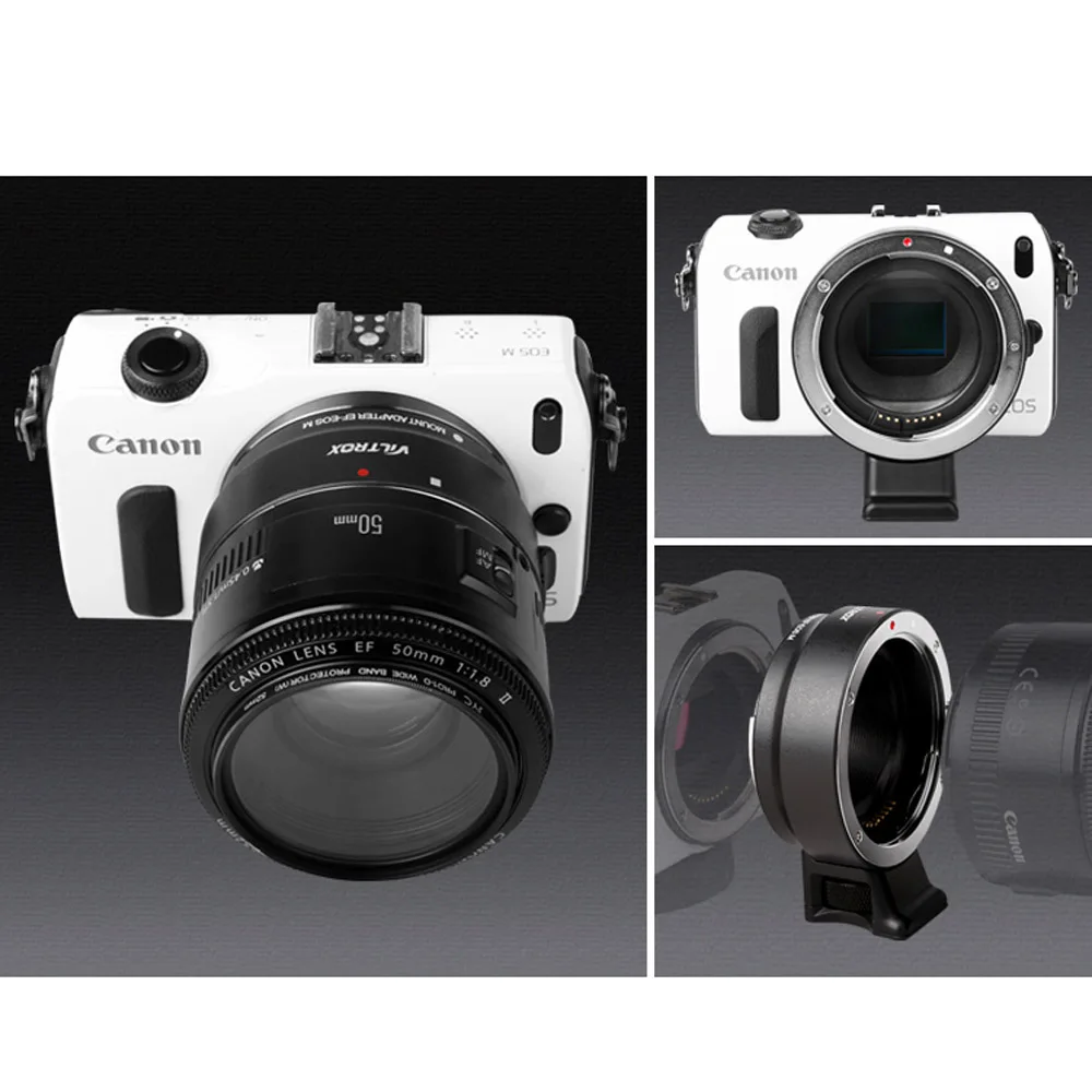 Viltrox адаптер для установки на объектив с автофокусом Sony Canon EF фотообъектив