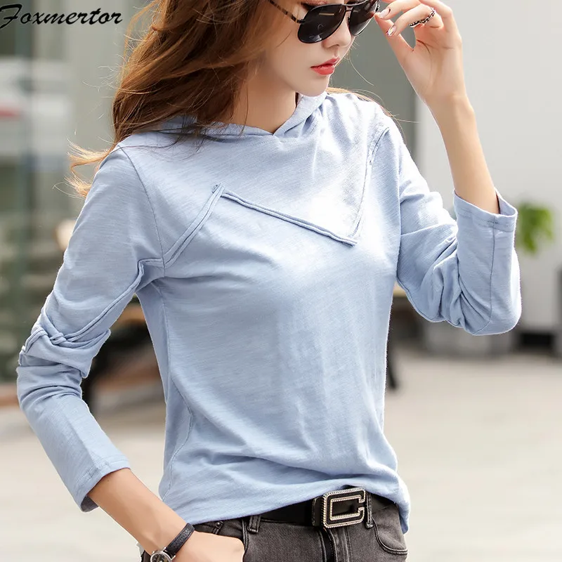 Женские хлопковые блузки 2021 весна осень повседневные женские корейские