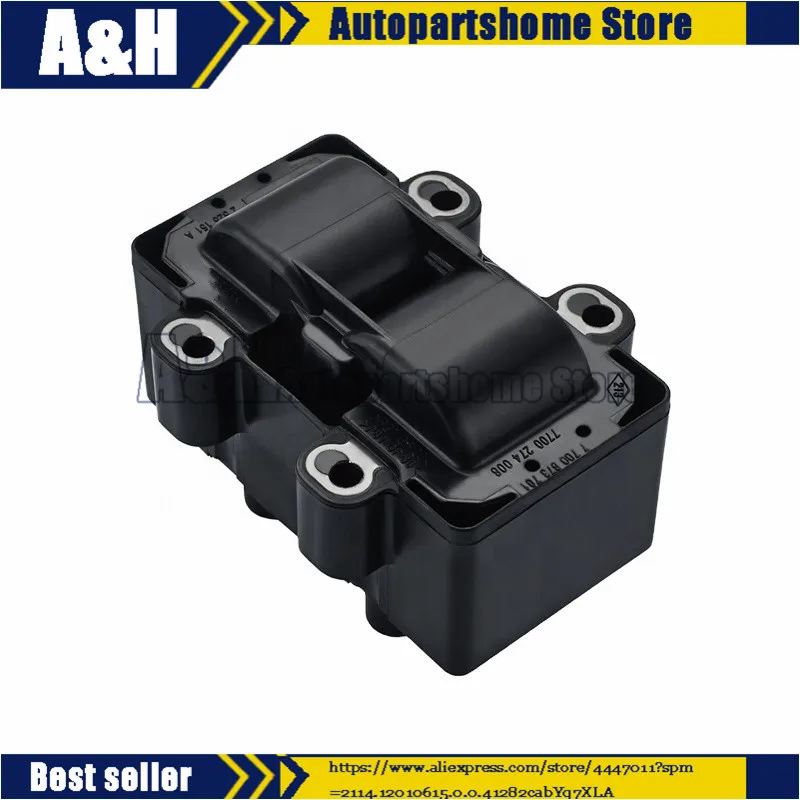Катушка зажигания OEM F000ZS0221 / 6001543604 7700274008 2244800QAC 22448-00QAC для Renaults Clios II Meganes Scenics Kangos -