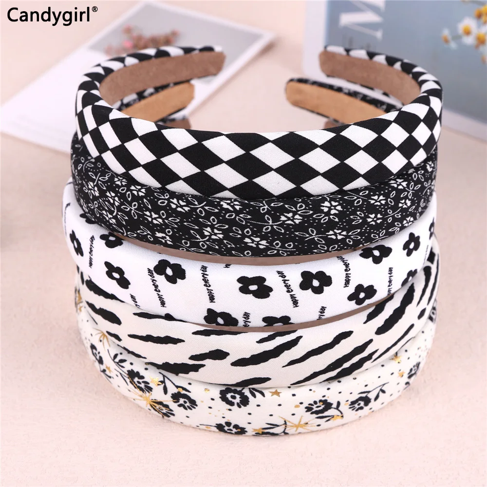 

Обруч для волос Candygirl для женщин и девочек, широкополая Модная Мягкая повязка на голову, широкие эластичные обручи для волос, густые аксессу...
