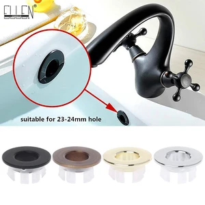 Переливная Крышка для раковины для ванной комнаты, латунная декоративная крышка для раковины, замена продукта для ванной ELF19