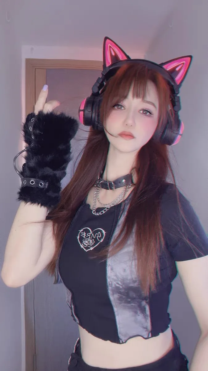 Женские плюшевые перчатки с нашивкой черепа в стиле панк Харадзюку Y2K зимние