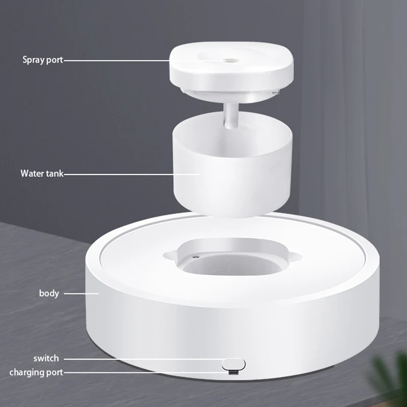 

Mobile Spray Humidifier, Household Portable 4 in 1 USB Humidifier UV Disinfection Aromatherapy Air Purifier