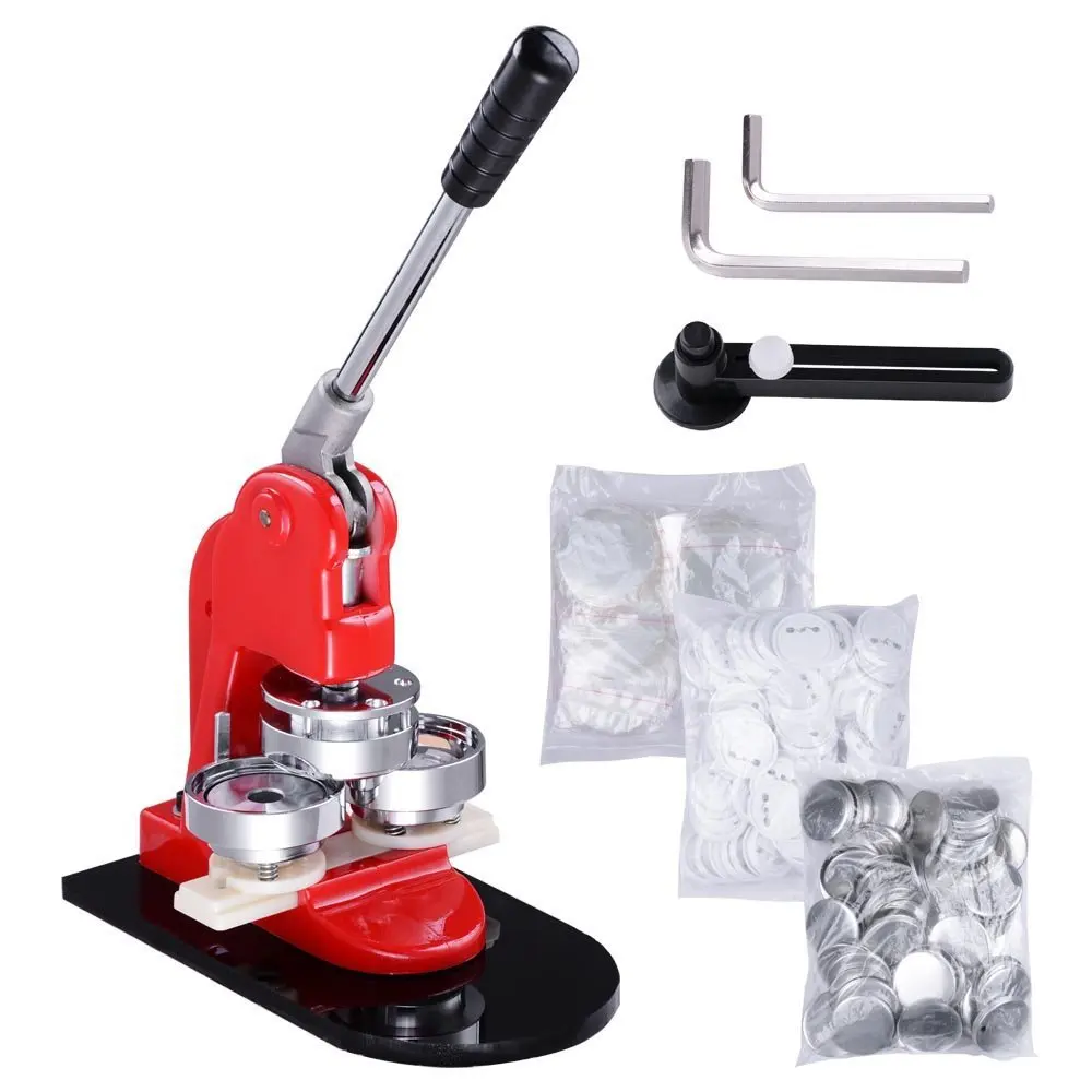 Штамп для изготовления значков 3 2 см с 1000 круглыми частями кнопок Набор значок