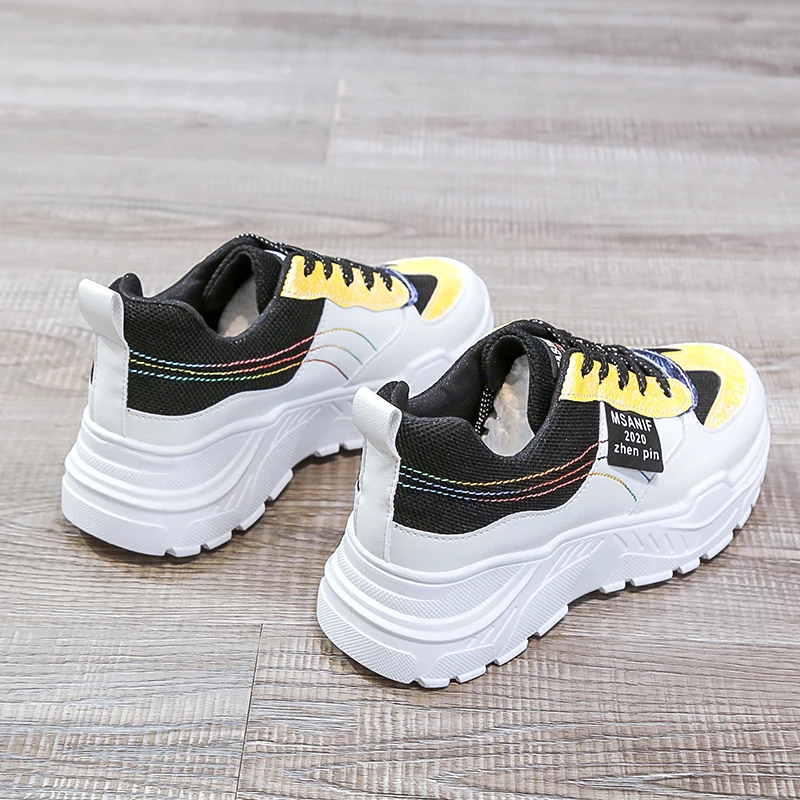 MBR FORCE/Новинка 2020 года Женская повседневная обувь с принтом Модные кожаные туфли