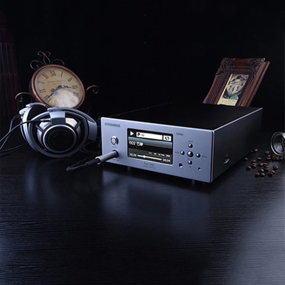 

SOUNDAWARE A280C- Integrated Music Player with Patented FPGA Structure 1Bit DSD128 192khz PCM Independent DAC Headphone AMP