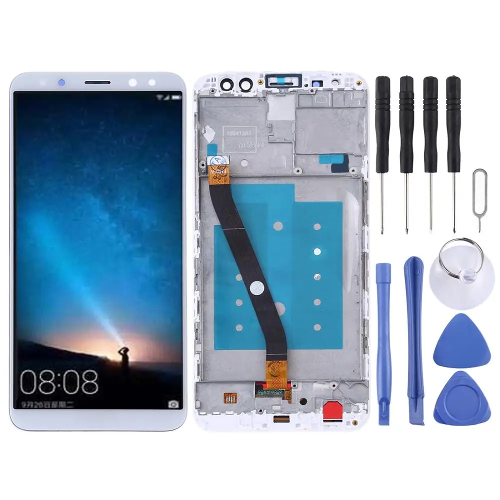 IPartsBuy ЖК-экран и дигитайзер полная сборка с рамкой для Huawei Mate 10 Lite/Nova2i/Maimang 6/Honor 9i/G10