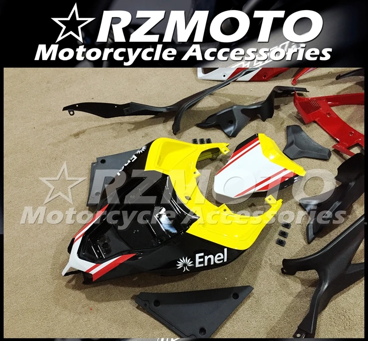 

4 Gifts New ABS Motorcycle Fairing Kit Fit for Ducati 848 evo 1098 1198 2007 2008 2009 2010 2011 2012 2007-2012 Cool Red White