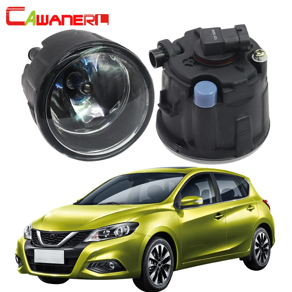 

Cawanerl 2 Pieces 100W H11 Car Styling Halogen Fog Light Daytime Running Lamp DRL 12V For Nissan Tiida 2007-2012