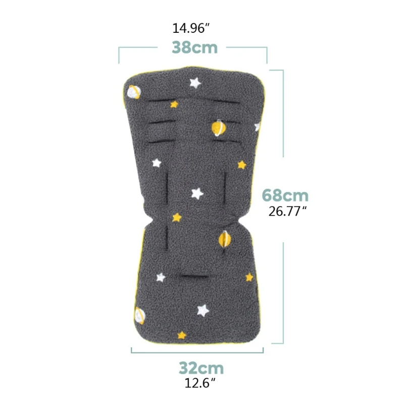 

Baby Stroller Seat Child Cart Mat Winter Warm Newborn Infant Cushion Buggy Pad
