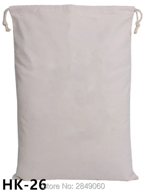 20 шт. Рождественский Подарочный мешок Санта мешки с кулиской из парусины сумки