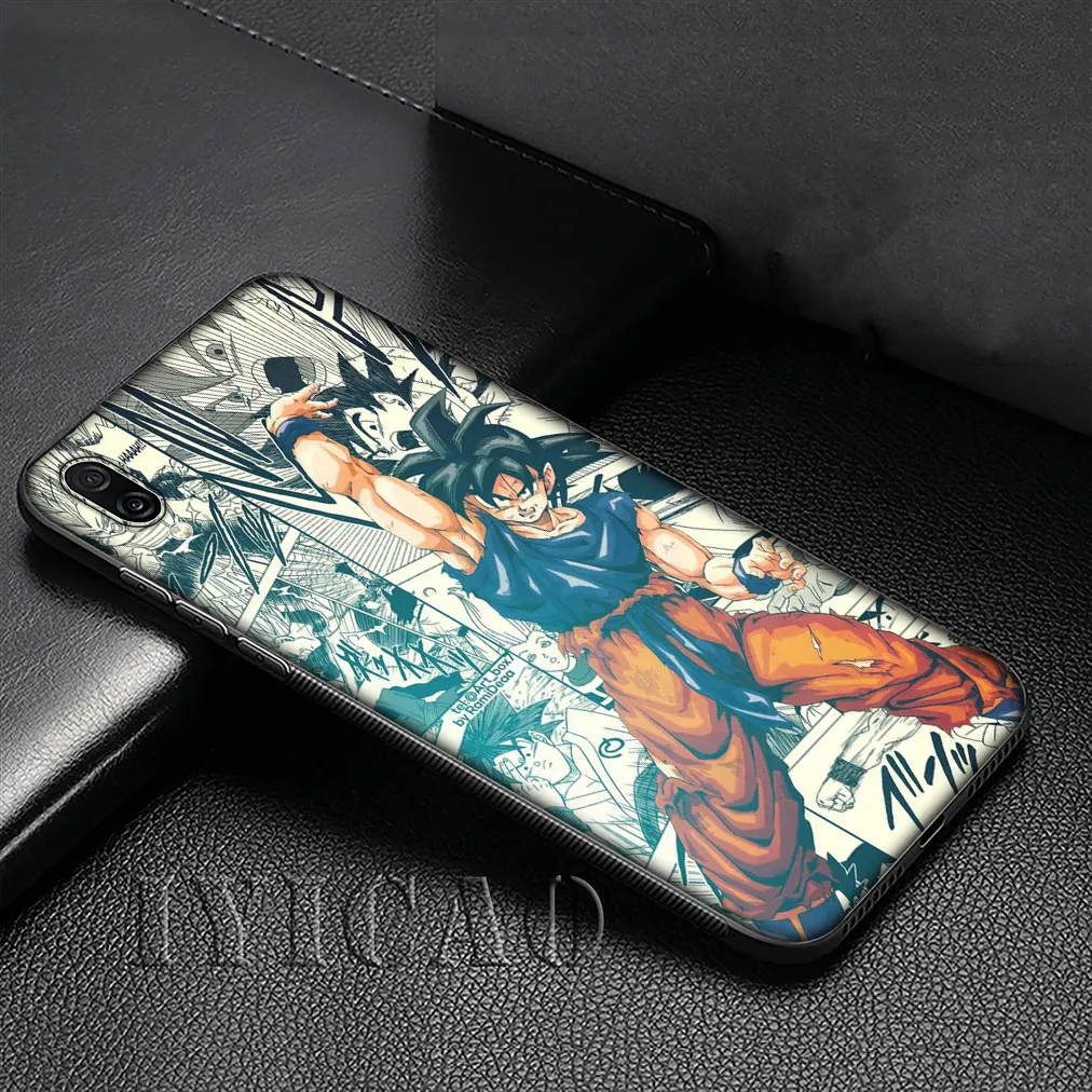 Аниме DRAGON BALL Z DBZ Goku Мягкий силиконовый чехол для Huawei P30 P20 Pro P10 P9 Lite Mini 2017 2016 P Smart Plus