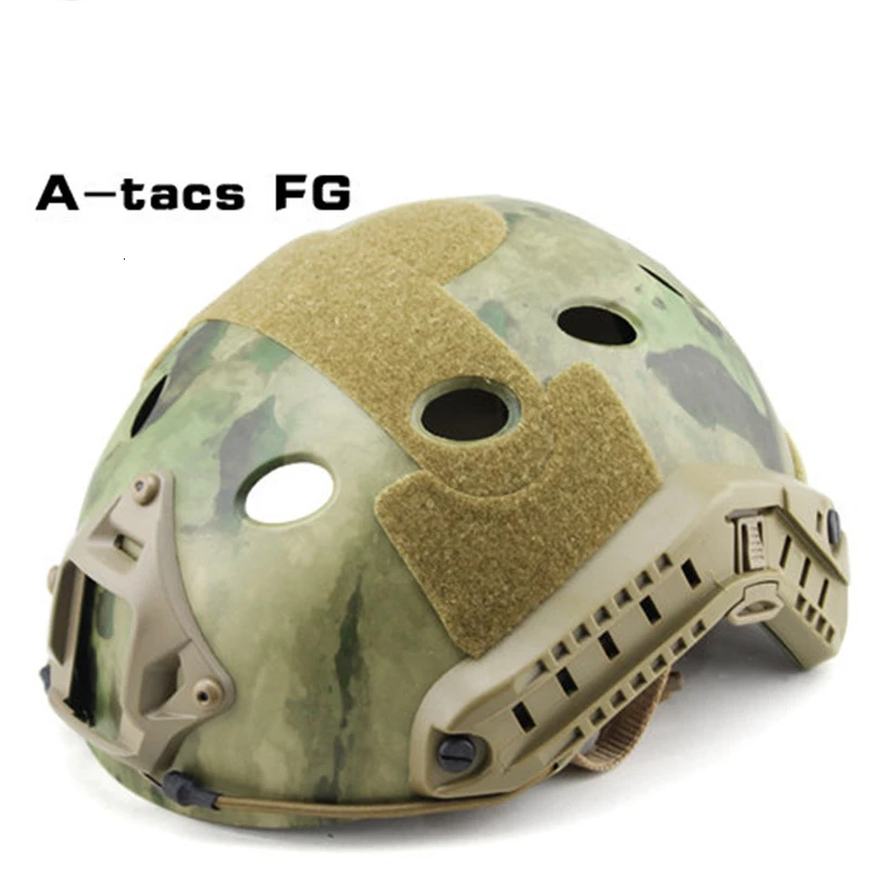PJ AFG Страйкбол MH/PJ камуфляж ABS спорт OutdoorTactical Быстрый Шлем с NVG крепление направляющей встроенный циферблат внутренний комплект размер L - Color: PJ AFG