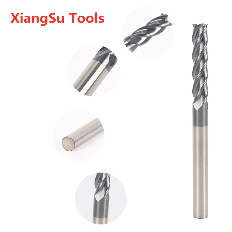 D5-D6-D8mm CNC фреза Hrc45 фрезы 4 флейты тверого сплава Вольфрам Сталь соответствовать Cnc