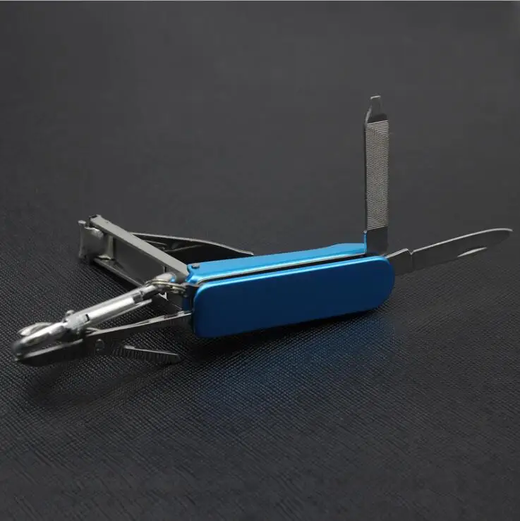 5 в 1 портативный многофункциональный Резак Брелок носок ножницы для ногтей