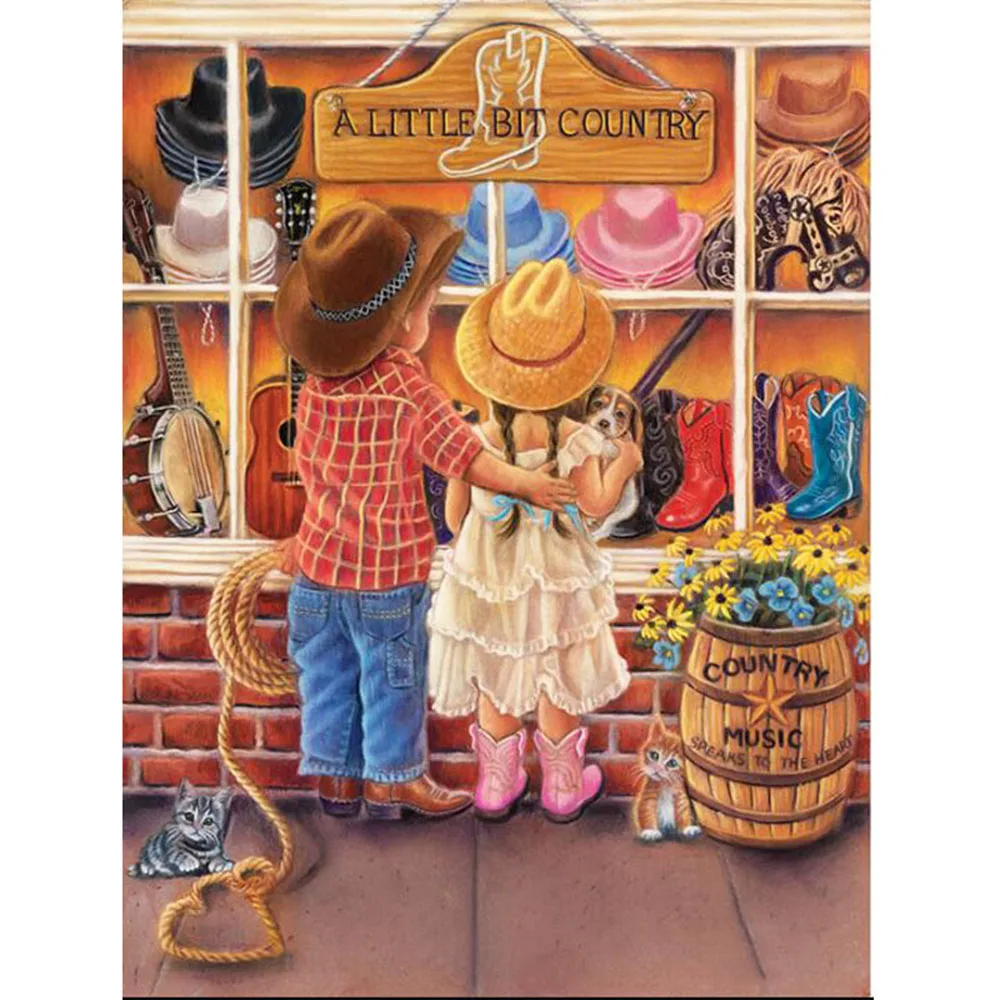 5d алмазная картина мультяшная шляпа вышивка крестиком Детские декорации стразы