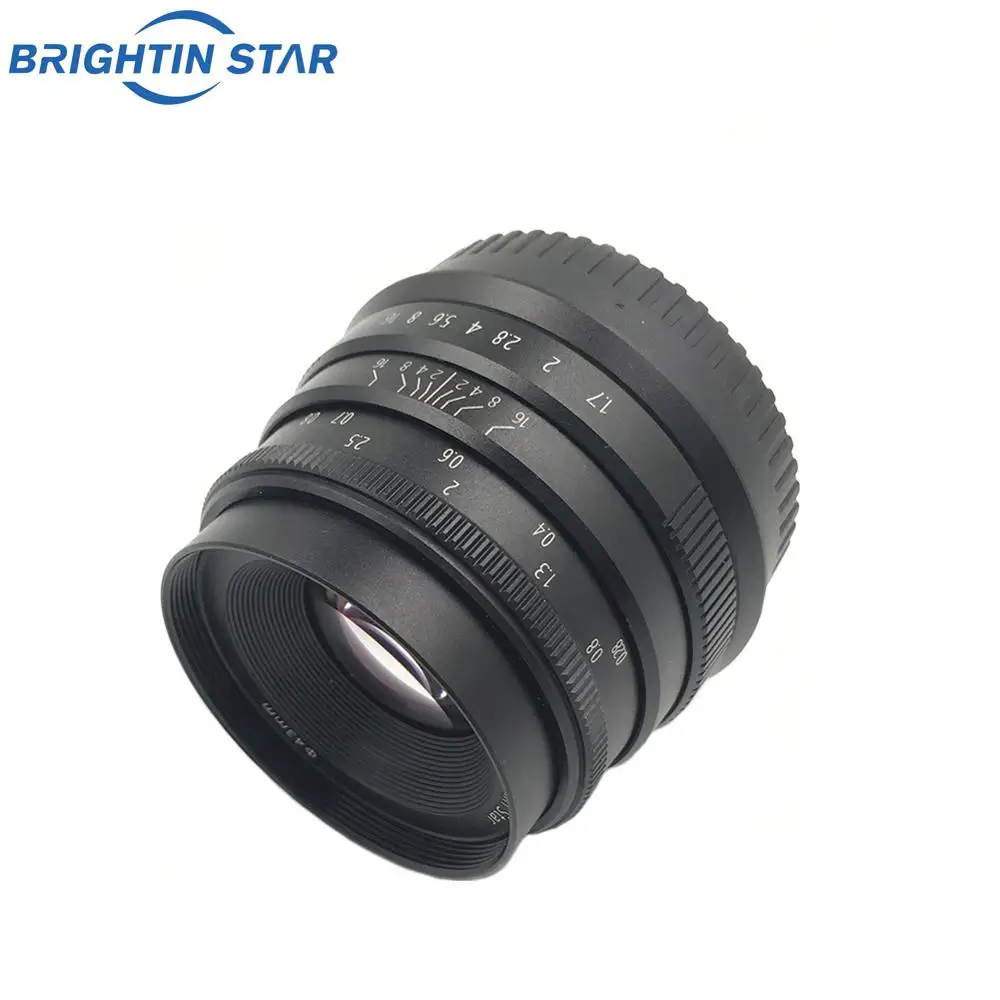 Brightin star 35 мм F1.7 с большой диафрагмой ручной фокус фиксированным объективом