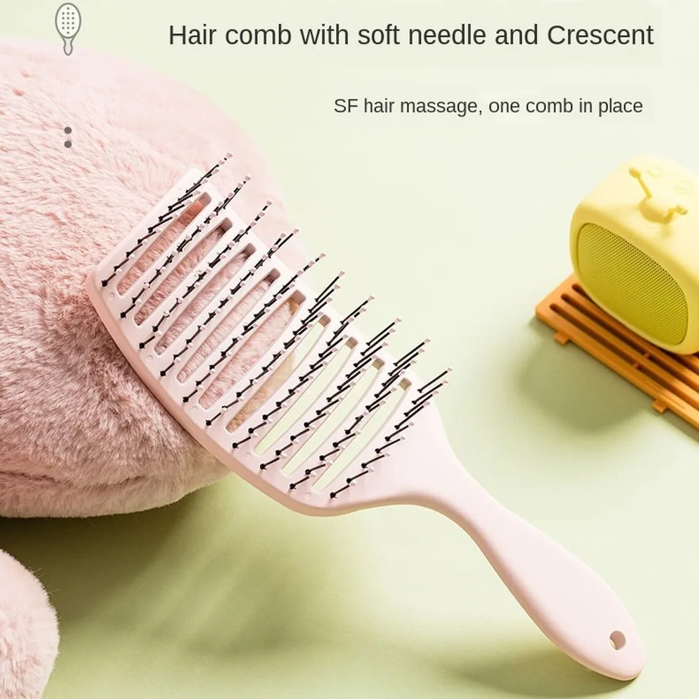 

Щетка для массажа головы, расческа для завивки, воздушная подушка, пластиковая щетина, воздушный мешок, массажная Расческа для домашних вол...