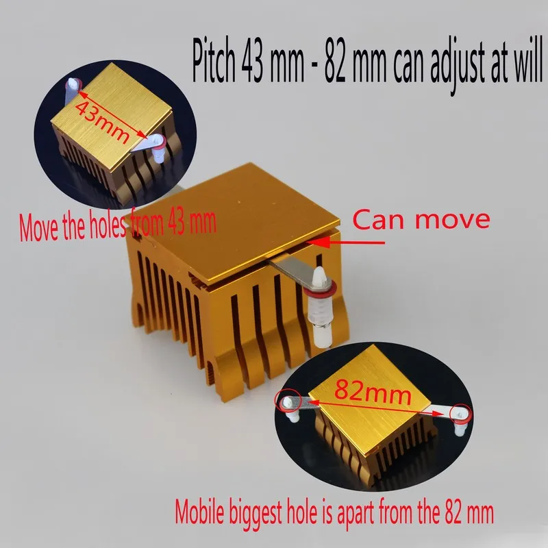 diy aluminium northbridge heatsink cooler motherboard radiator w4cm fan for pc computer case south north bridge chipset cooling free global shipping