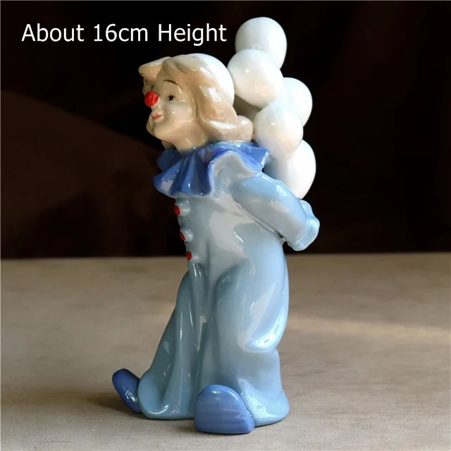 Керамическая статуэтка клоуна ZHENGHAN