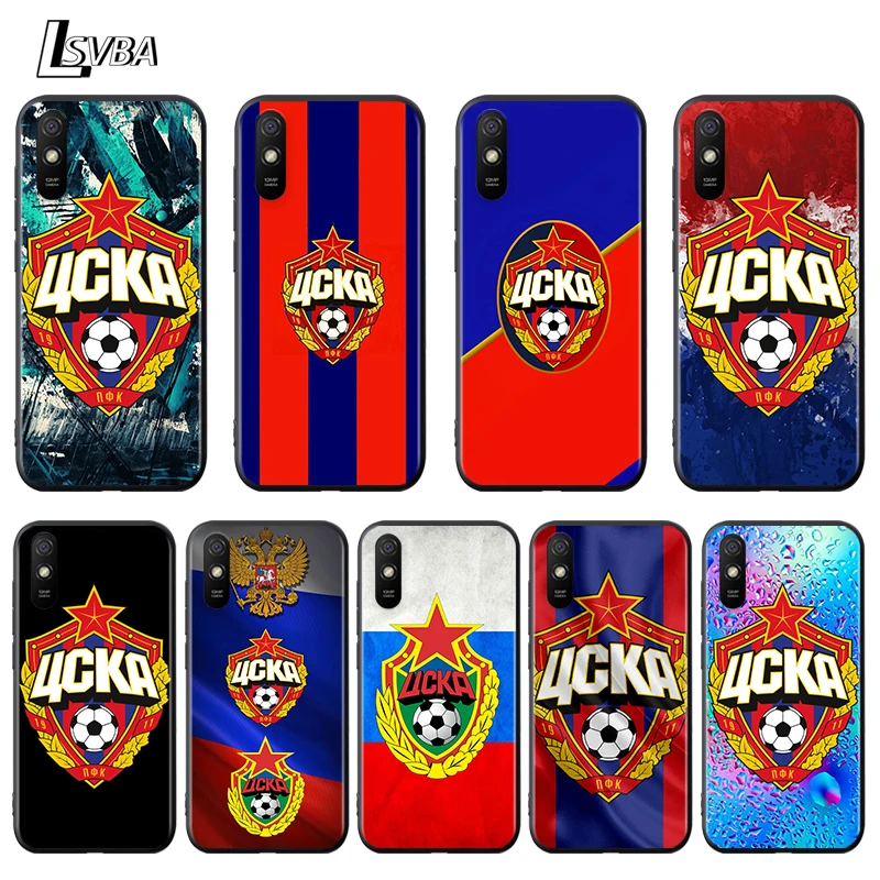 

PFC CSKA Moscow Football Team For Xiaomi Redmi 9 9C 9A 9I 9T 10X 8A 8 7A 7 6A 6 5 S2 Y3 Y2 GO K20 Pro Prime Black Phone Case