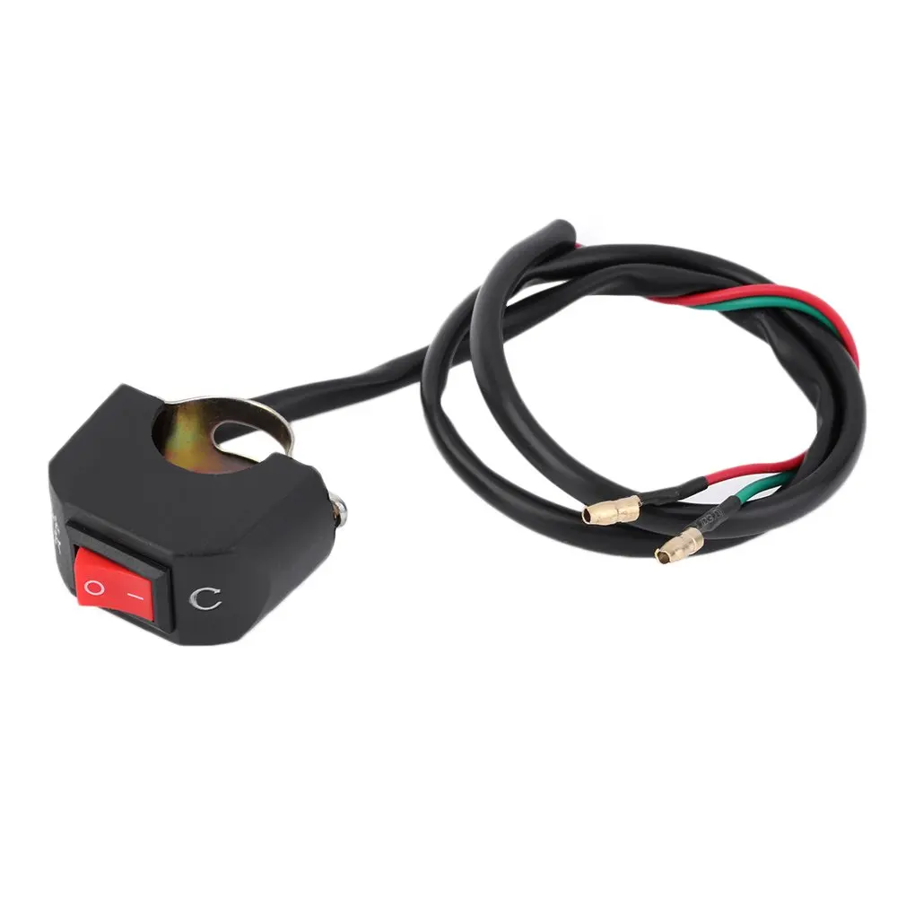 

Universal Motorcycle ATV Bike Handlebar Light ON OFF Kill Switch Button Connector hot selling