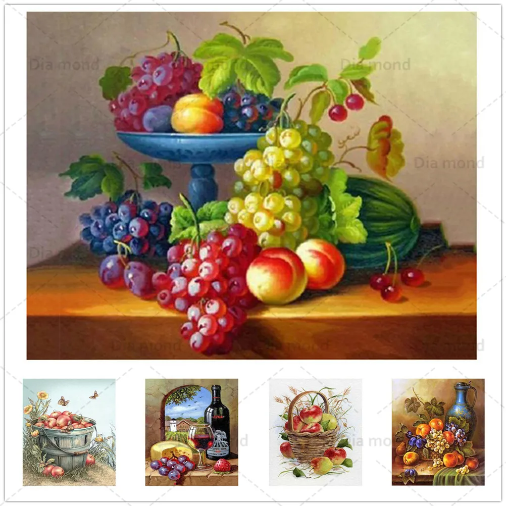 

5D Diy Diamond Painting Flower Basket Diamond Embroidery Full Drill Diamond Embroidery Cross Stitch Kits Mosaic Art Home Decor