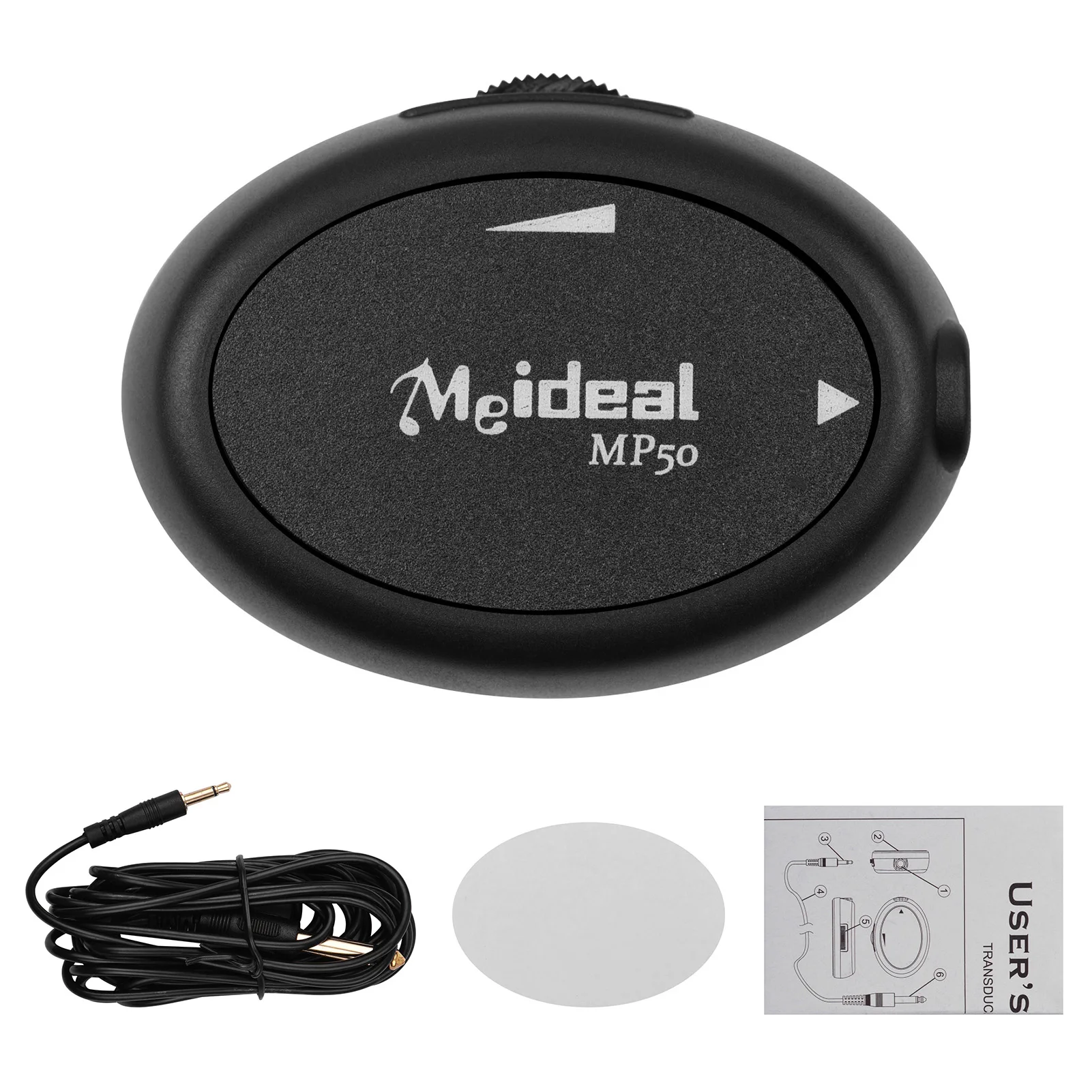 

Клейкий звукосниматель с разъемом 1/4 дюйма, кабель 3,0 м для гитары, скрипки мандолина, укулеле, аксессуары для гитары