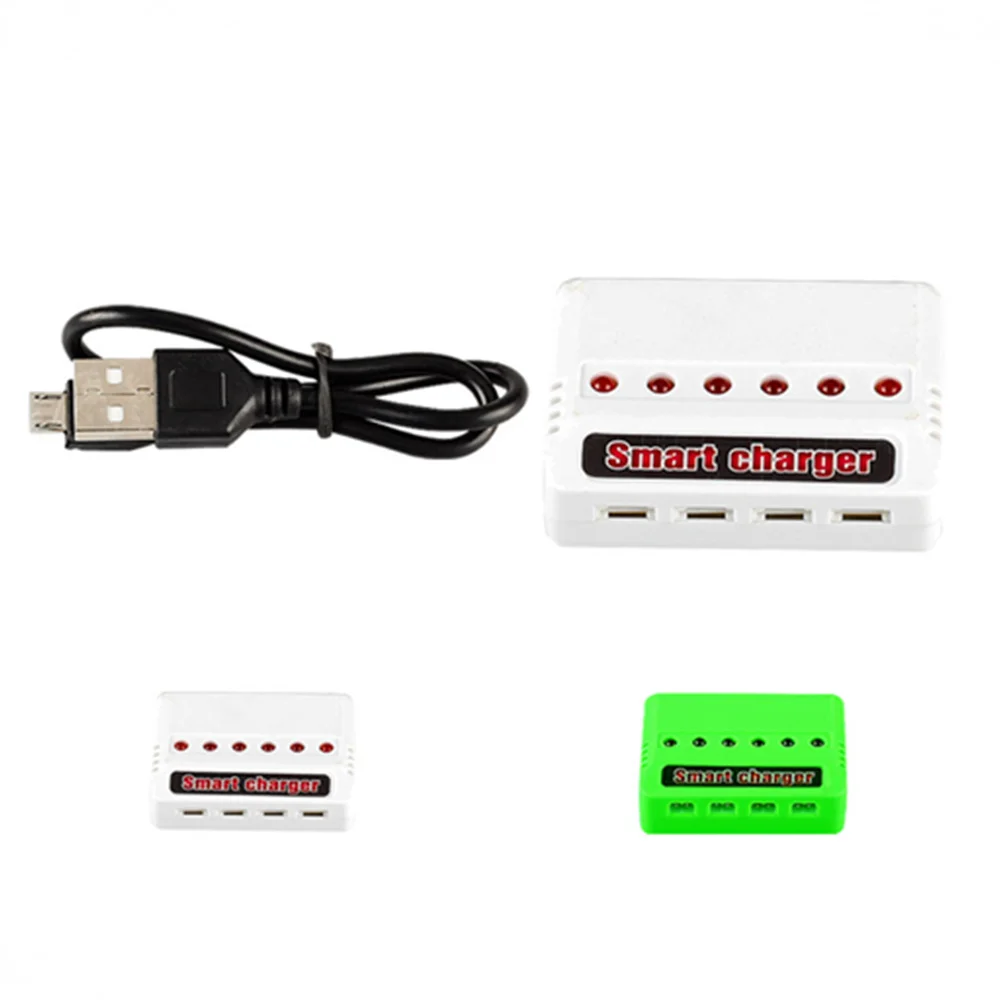 1 шт. мини 4 порта 5 портов 6 Lipo батарея USB зарядное устройство для Syma X5C Hubsan H107 Wltoys